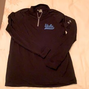 UCLA UnderArmour Mens” Small Quarter Zip